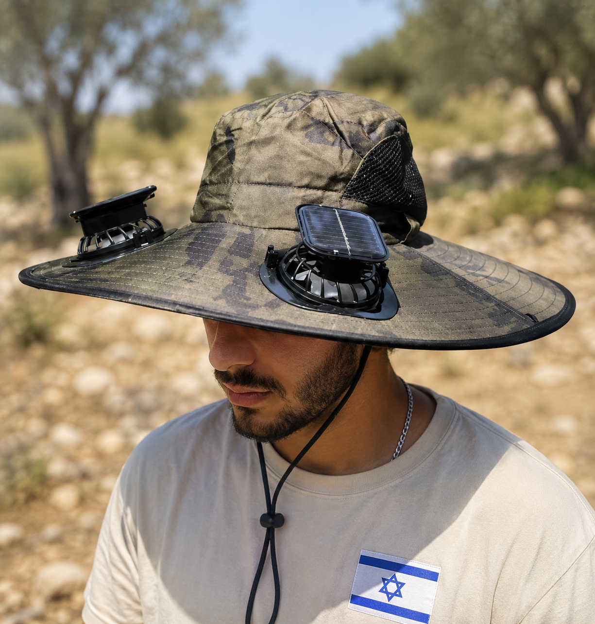 כובע המאווררים בפעילות מחוץ לבית